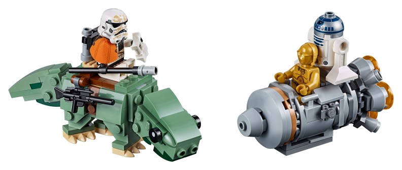 75228 Star Wars Escape Pod vs. Dewback™ Microfighters