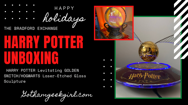 HARRY POTTER Levitating GOLDEN SNITCH & Hogwarts Orb Unboxing