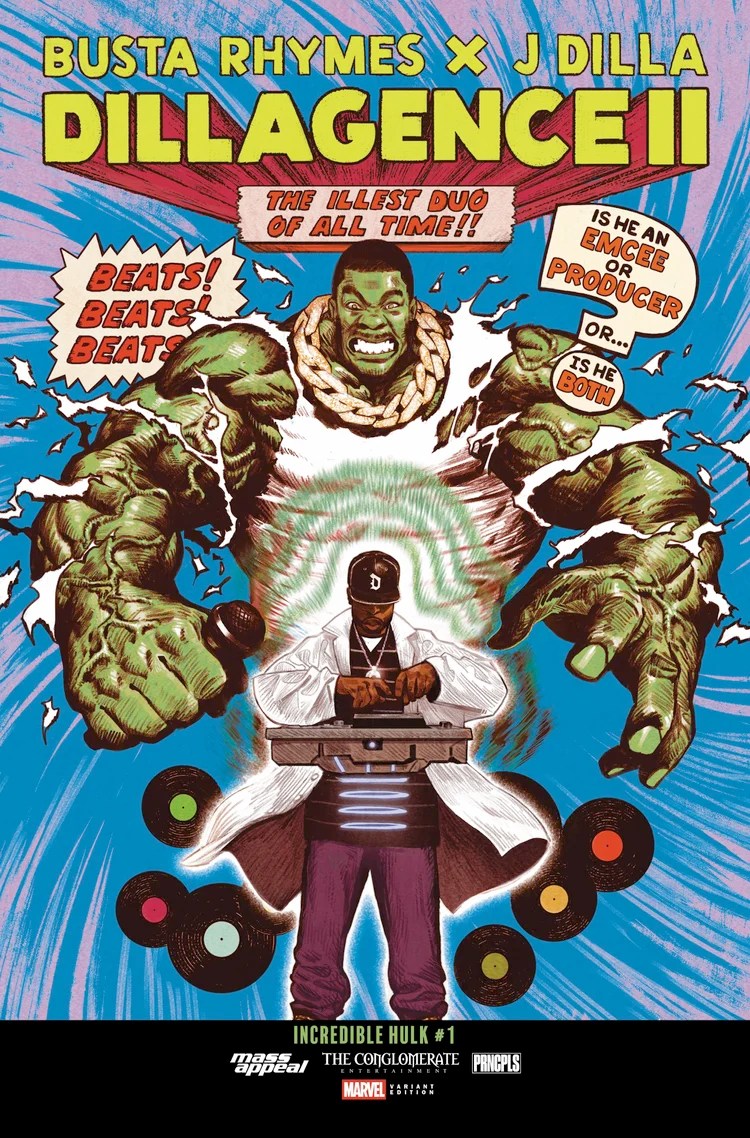 Mass Appeal - Incredible Hulk #1 - Busta Rhymes & J Dilla Diligence II NYCC Exclusive.jpg